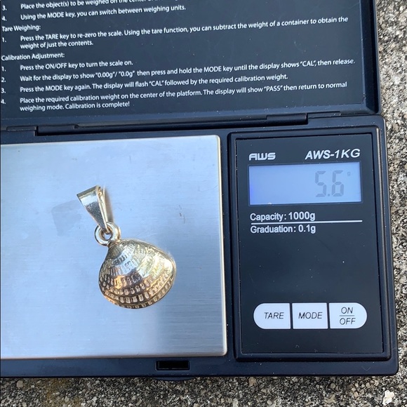 Vintage Sterling Silver Taxco Sea Shell Pendant - Picture 9 of 11